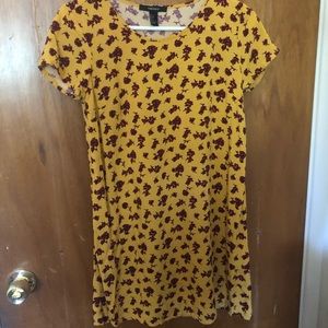 Yellow floral sundress